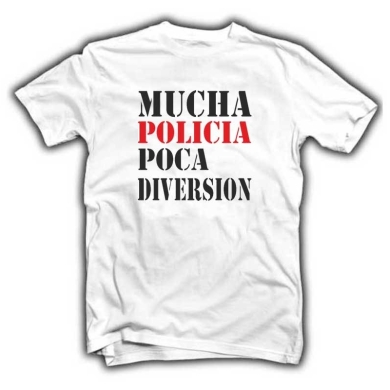 Camiseta Mucha Policía