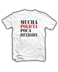 Camiseta Mucha Policía