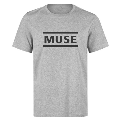 Camiseta gris Muse Logo Camiseta gris Muse Logo