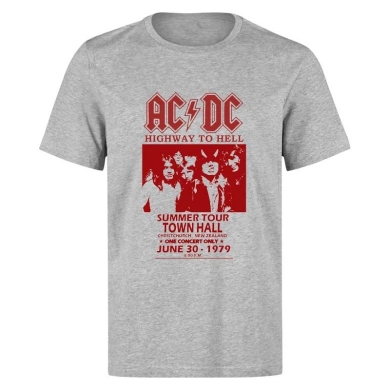 Camiseta gris AC DC gira 79