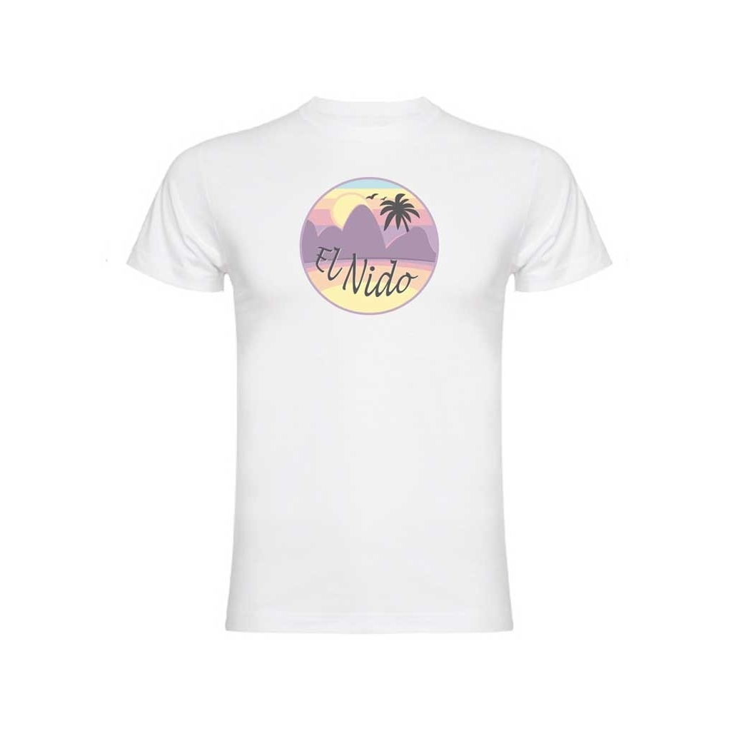 Camiseta el nido logo pastel
