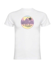 Camiseta el nido logo pastel
