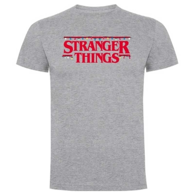 Camiseta stranger things letras Camiseta stranger things letras