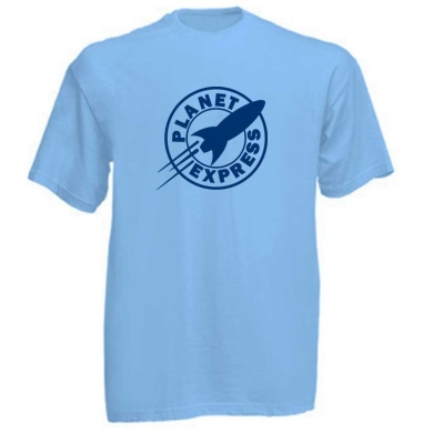 Camiseta Planet Express azul