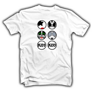 Camiseta Kiss logos