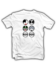 Camiseta Kiss logos