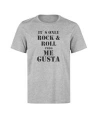 Camiseta gris personalizada frase