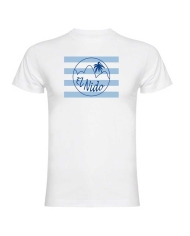 Camiseta el nido a rayas (azul)