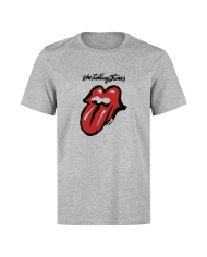 Camiseta Rolling Stones gris