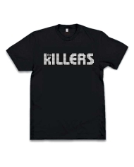 Camiseta negra The killers Logo blanco Camiseta negra The killers Logo blanco