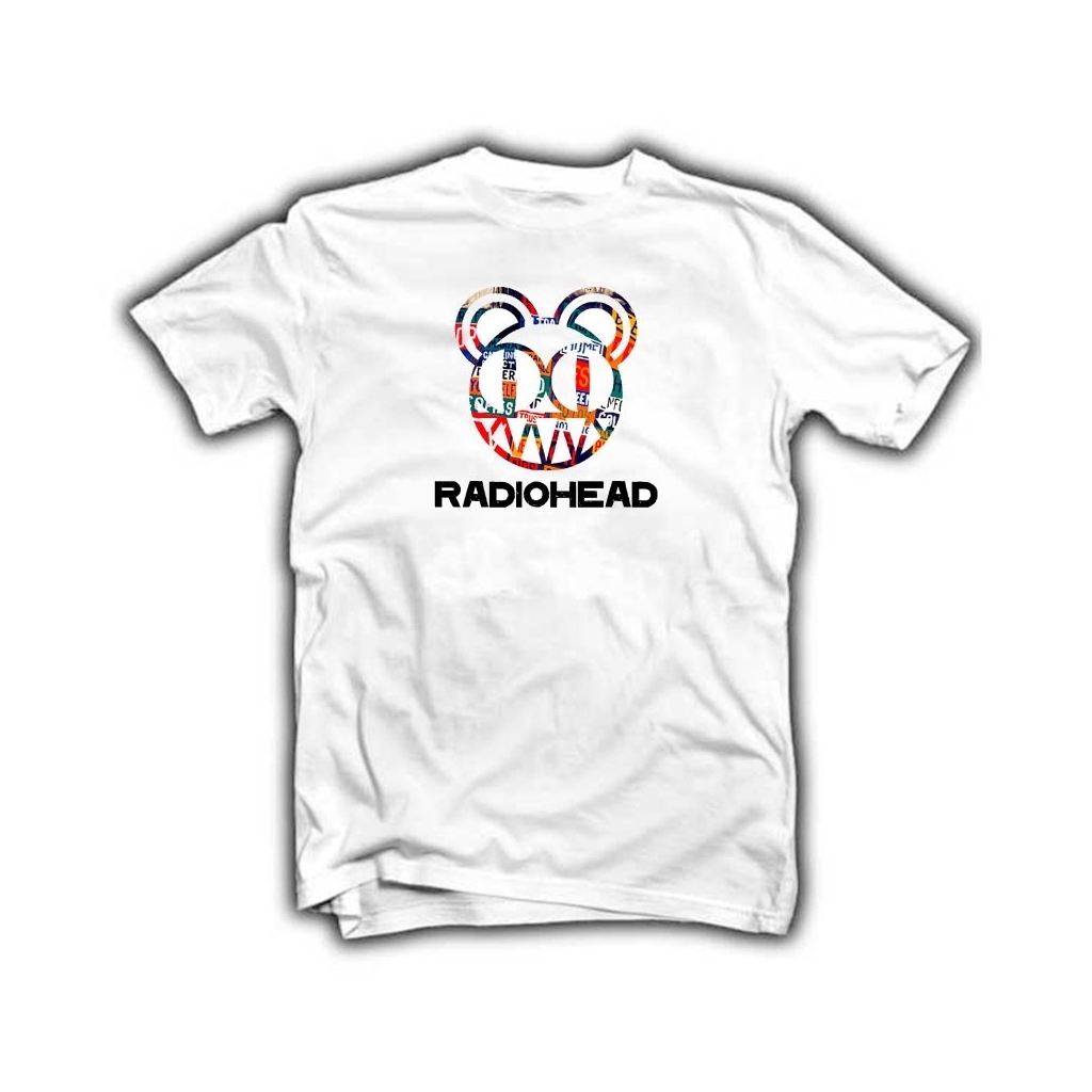 Camiseta Radiohead blanca Logo