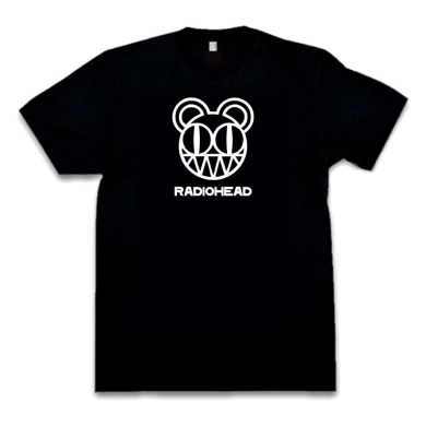 Camiseta Radiohead negra logo