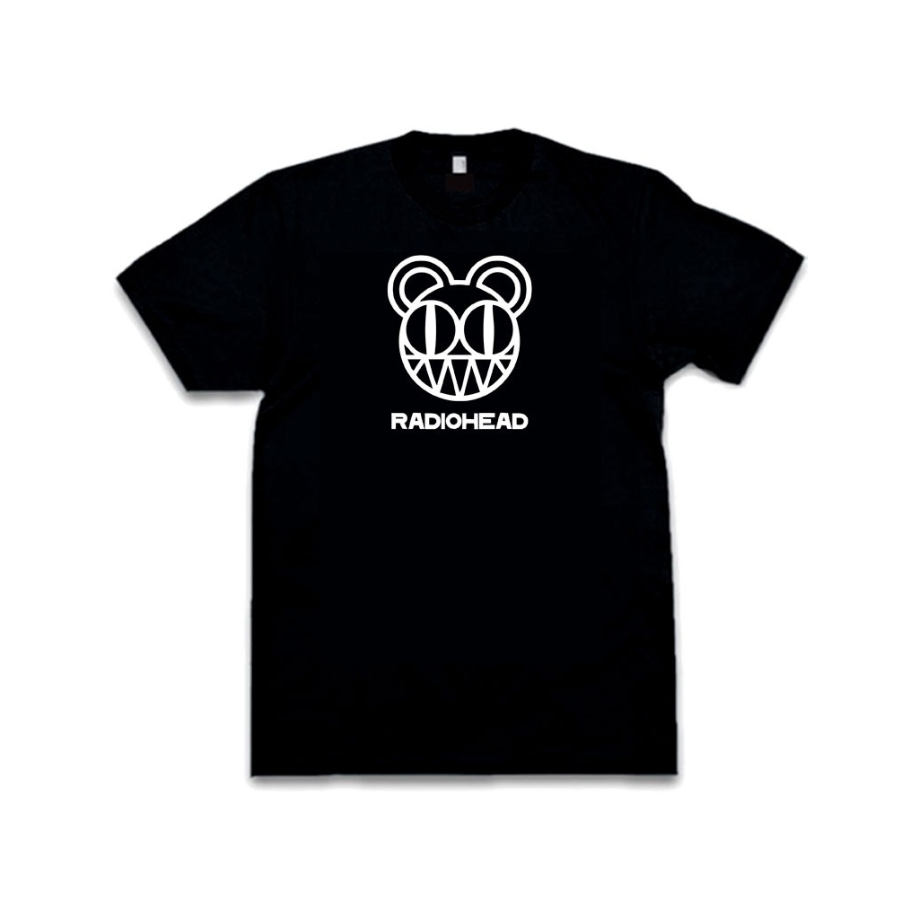Camiseta Radiohead negra logo