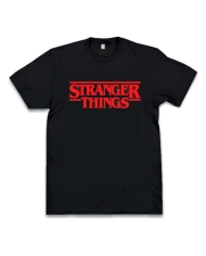 Camiseta stranger things negra
