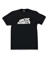 Camiseta Arctic Monkeys negra AM