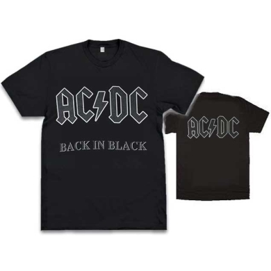 Camiseta AC DC Back in Black