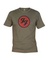 Camiseta kaki Foo Fighters logo
