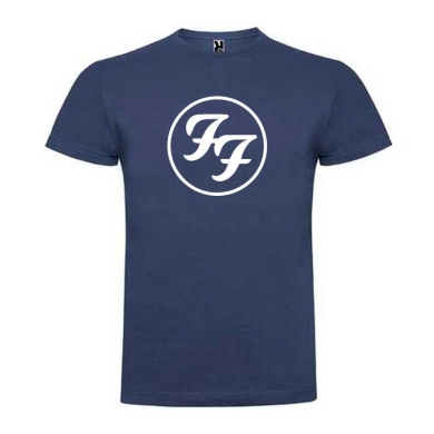 Camiseta Denim Foo Fighters logo Camiseta Denim Foo Fighters logo
