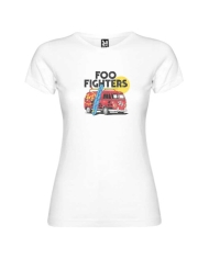 Camiseta mujer Foo Fighters furgo