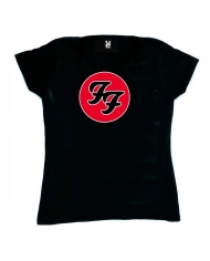Camiseta mujer Foo Fighters logo Camiseta mujer Foo Fighters logo