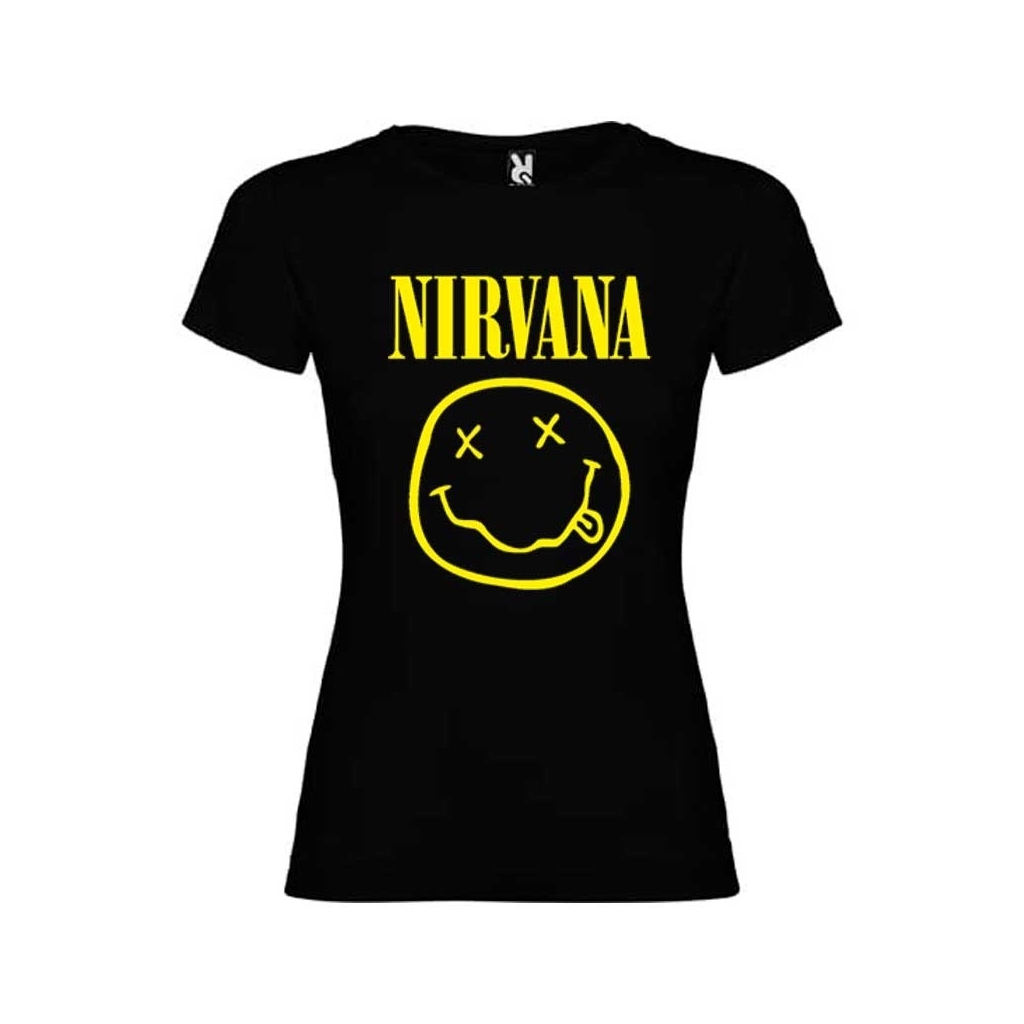 aplausos Excluir Mezclado Camiseta mujer Nirvana