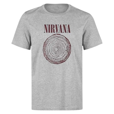 Camiseta gris Nirvana vestibule