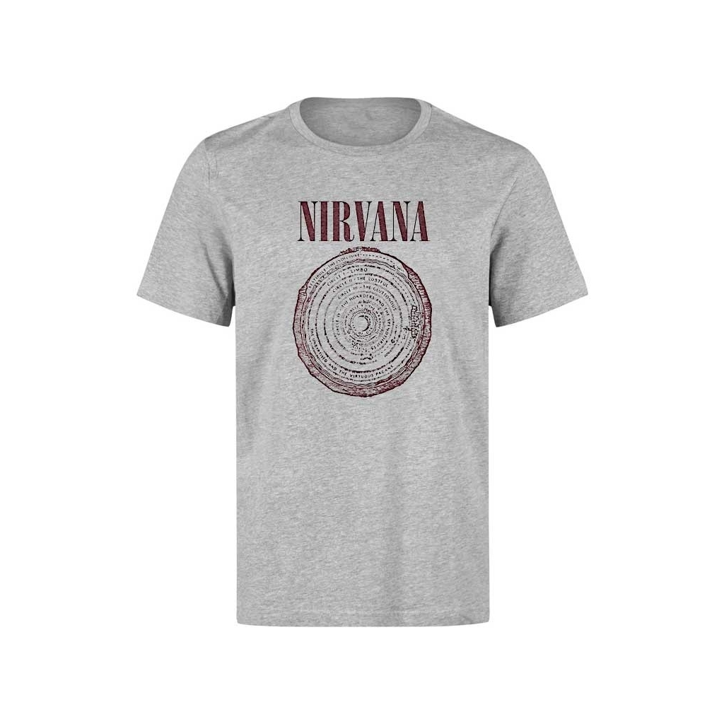 Camiseta gris Nirvana vestibule