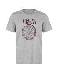 Camiseta gris Nirvana vestibule
