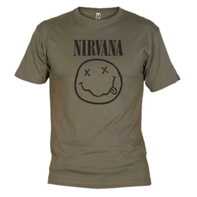 Camiseta Kaki Nirvana