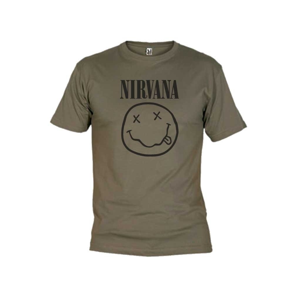 Camiseta Kaki Nirvana