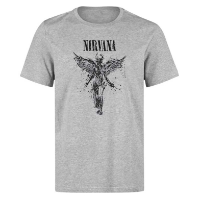 Camiseta gris Nirvana in utero