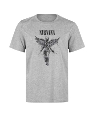Camiseta gris Nirvana in utero