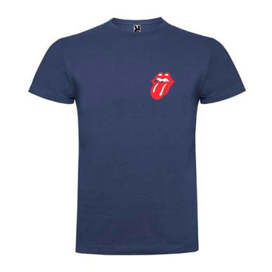 Camiseta Rolling Stones Azul