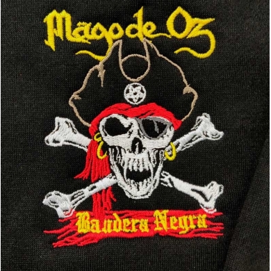 Sudadera Mago de Oz bandera Negra