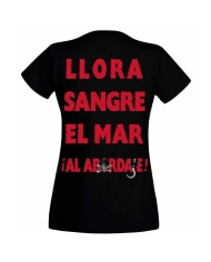 Camiseta mujer Mago de Oz bandera Negra