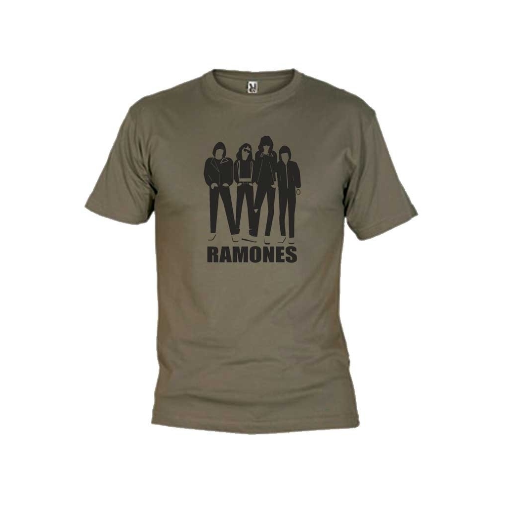 Camiseta Grupo Ramones Kaki