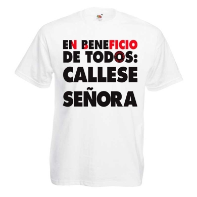 Camiseta Siniestro callese señora