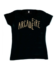 Camiseta negra Mujer Arcade Fire