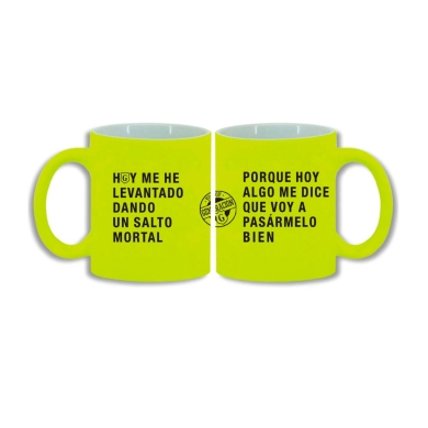 Taza Hombres G amarilla