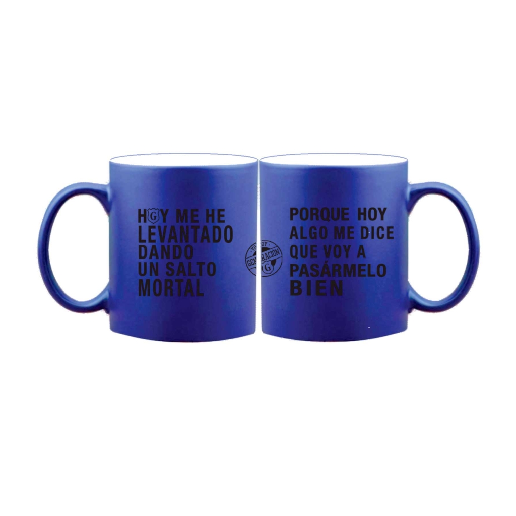 Taza Hombres G azul