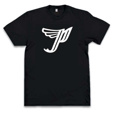 Camiseta Negra Pixies logo blanco