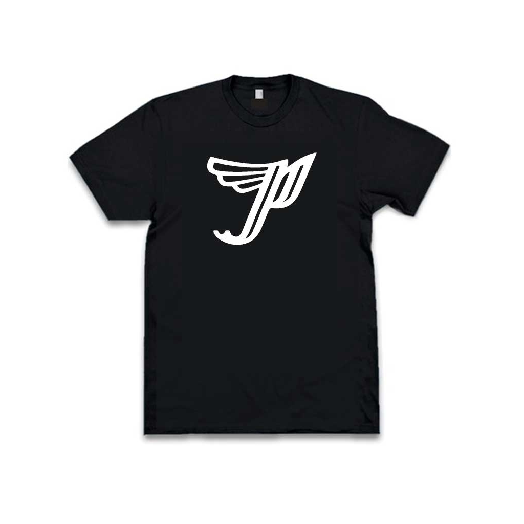 Camiseta Negra Pixies logo blanco