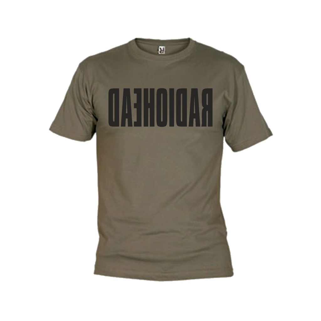 Camiseta Radiohead Kaki letrero