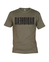 Camiseta Radiohead Kaki letrero