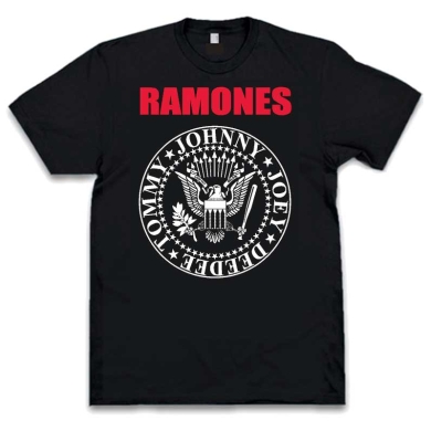 Camiseta Ramones letrero rojo Camiseta Ramones letrero rojo