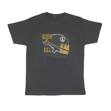 Camiseta Cine Born to kill Gris