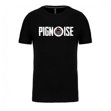 Camiseta Pignoise logo negra