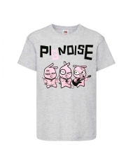 Camiseta Pignoise mujer tres cerditos gris