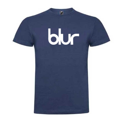Camiseta azul Blur