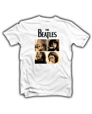 Camiseta The Beatles sepia